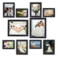 xnlkros Picture Frame Set 10 pack, Farmhouse Photo Frames, Gallery Wall Frame Collage, 8x10 5x7 4x6 Frames in 3 Different Finish
