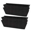Atorse 4 Pieces Felt Trough Planter Liner Hanging Plant Liner For Restaurants Decor 36Inch