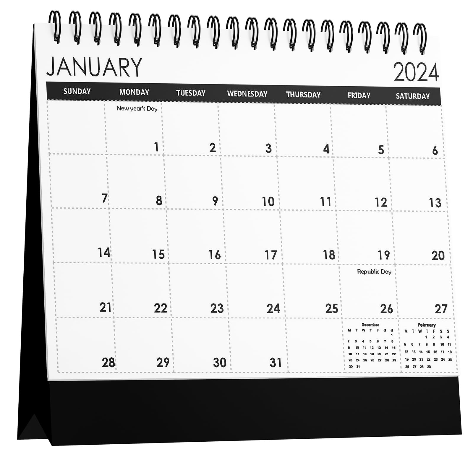 Accuprints Planner, Organizer & Reminder Desk 2020 Calendar for Desk for Office Home Table Kids All Year Students School Girls R
