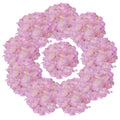 LUSHIDI 10PCS Artificial Hydrangea Flowers, Fake Hydrangea Silk Flowers Heads with Stems for Wedding Home Party Shop Baby Shower