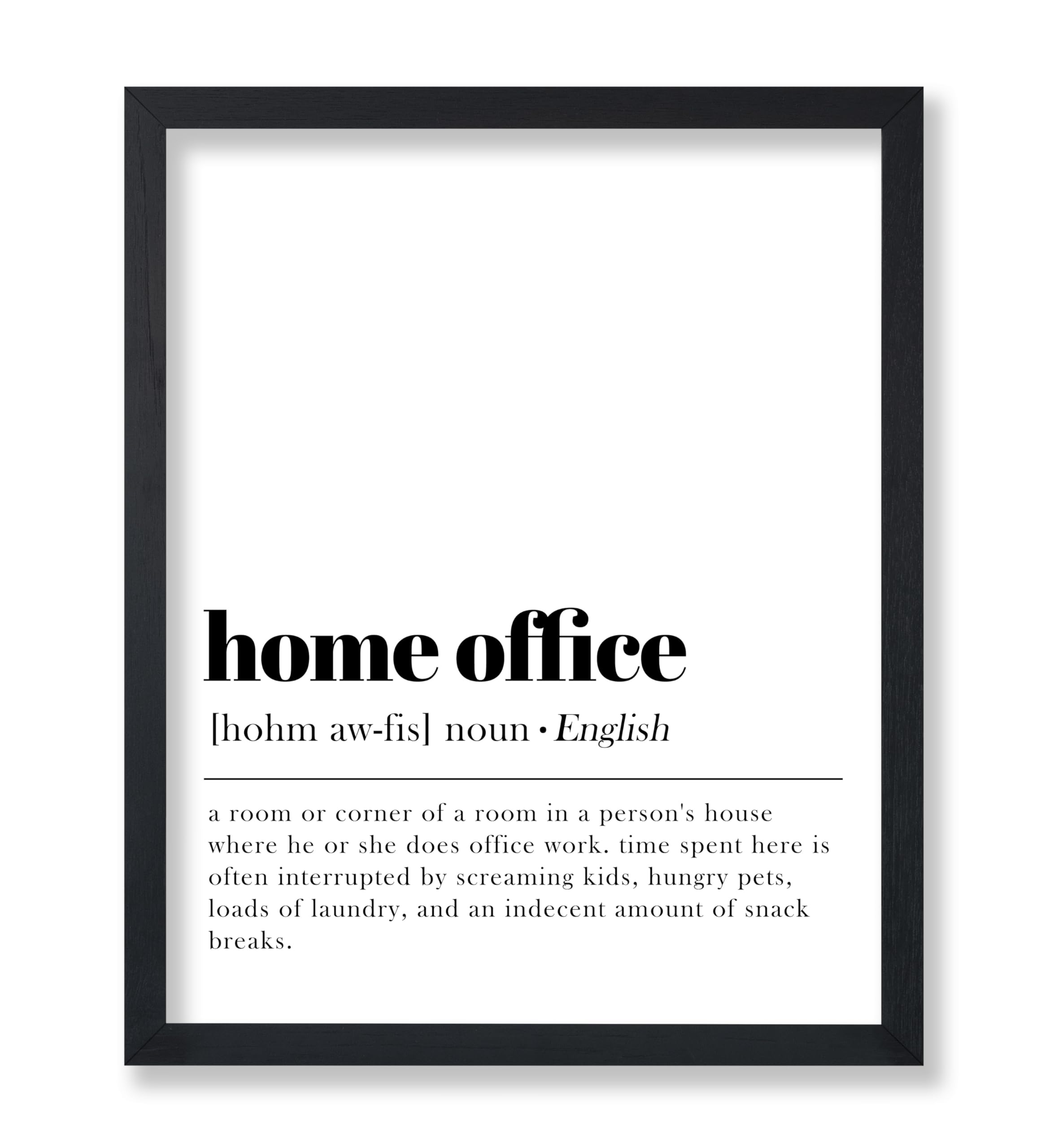 Poster Master Dictionary Art Poster - Definition of Home Office Print - Typography Art - Minimal Art - Gift for Boss & Colleague