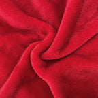 Sochow Flannel Fleece Blanket Throw Size, All Season Lightweight Super Soft Cozy Blanket For Bed Or Couch, Classic Red, 50X60 In