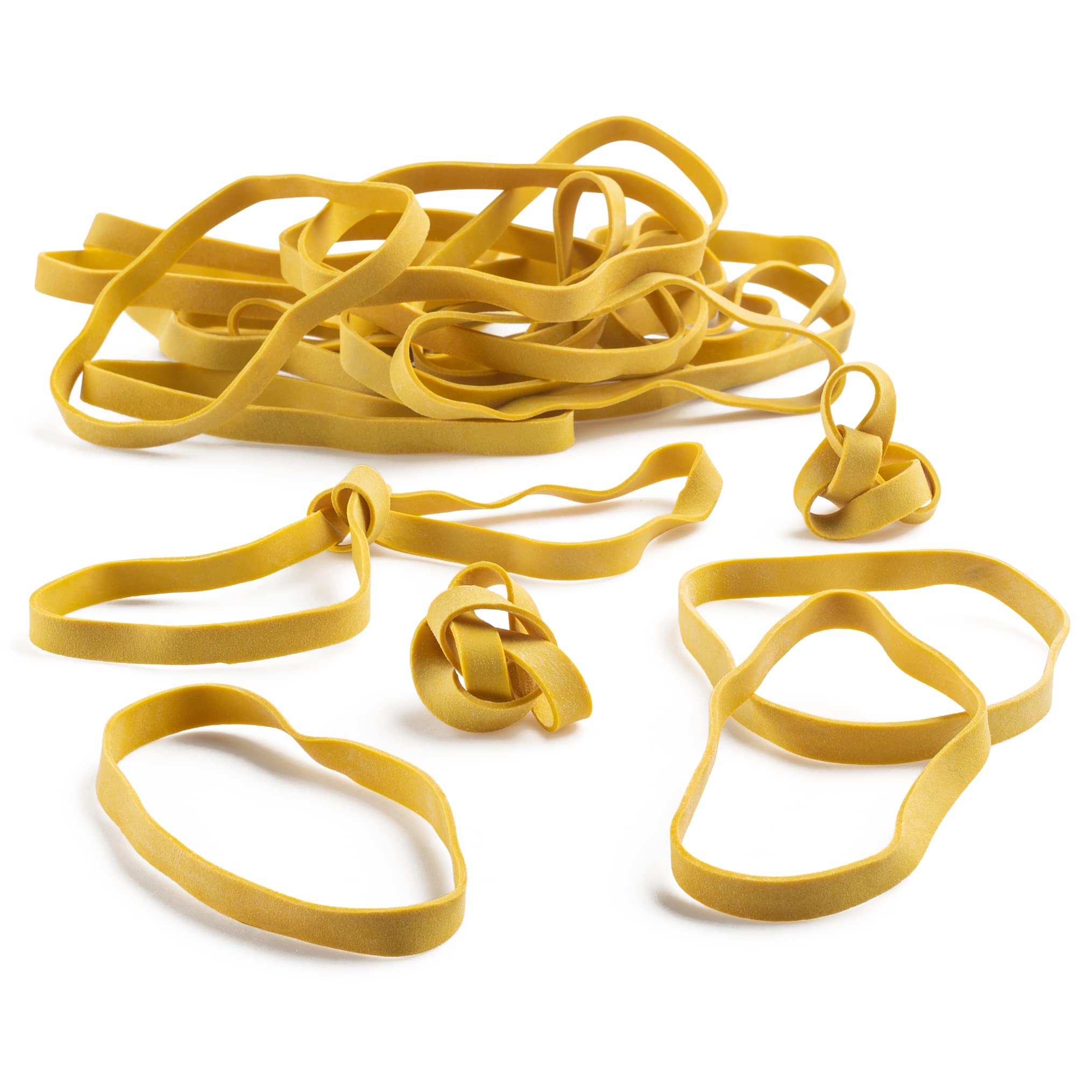 Plasticmill Rubber Bands - #64 Size - Yellow Rubberbands - 1Lb/250 Count