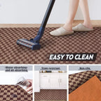 Gotohipi Runner Rug 3'X38'Indoor Outdoor Utility Carpet,Area Rugs With Non Slip Rubber Backing For Hallway Kitchen Entryway Balc