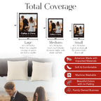 Ships Next Day, Custom Blanket With Picture And Text - Printed In Usa, Personalized Photo Blanket With Text (Fleece 50X60)