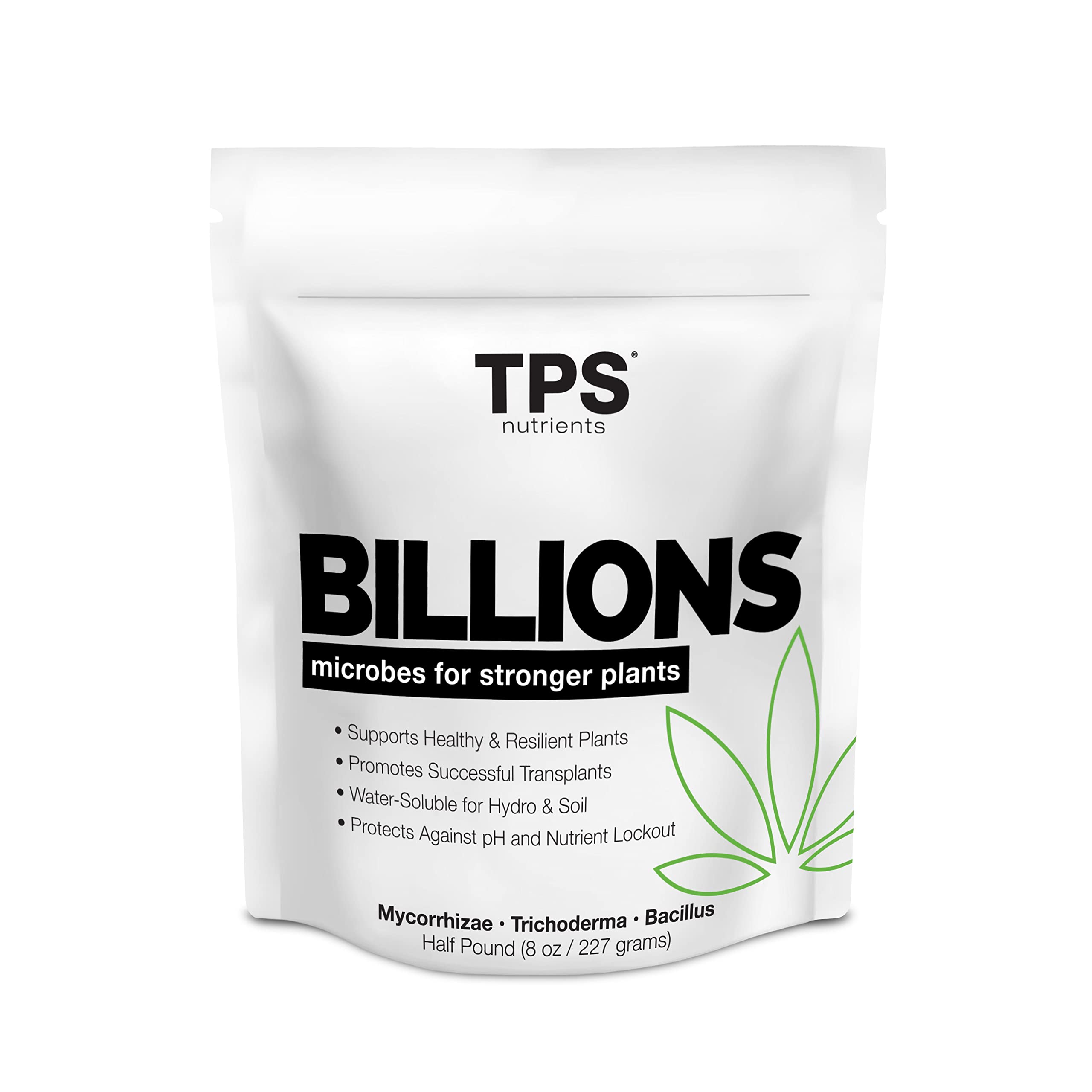 Tps Billions Concentrated Microbial Root Enhancer, 100% Water-Soluble With Mycorrhizae, Bacteria And Trichoderma, 8 Oz (1/2 Poun