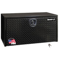 Buyers Products 1702505 Black Steel Underbody Truck Box With Aluminum Diamond Tread Door, 18 x 18 x 36 Inch, Made in USA, Profes
