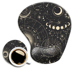Dooke Ergonomic Mouse Pad With Wrist Support, Cute Mouse Pads With Non-Slip Rubber Base For Home Office Working Studying Easy Ty