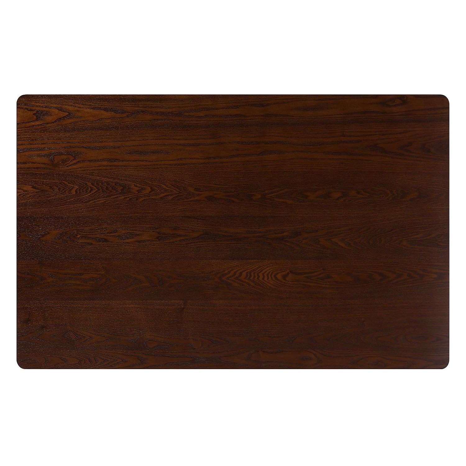 Baxton Studio Tarana 47.2-inch W Dining Set, Grey/Walnut Brown/Light Brown, 5-Piece (2341328913279HT)