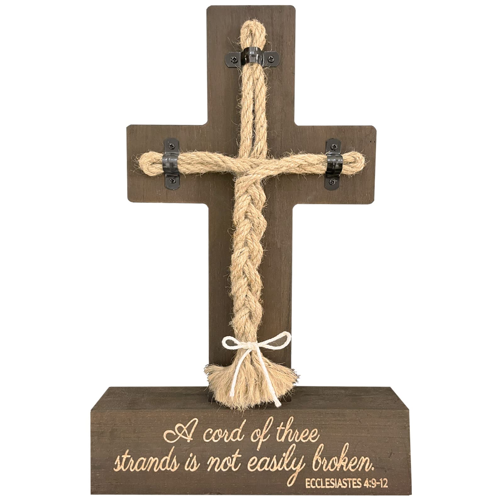 Siyoriot A Cord of Three Strands Wedding Sign, Tie The Knot Ceremony Sign Strand of Three Cords Sign Ecclesiastes 4:9-12