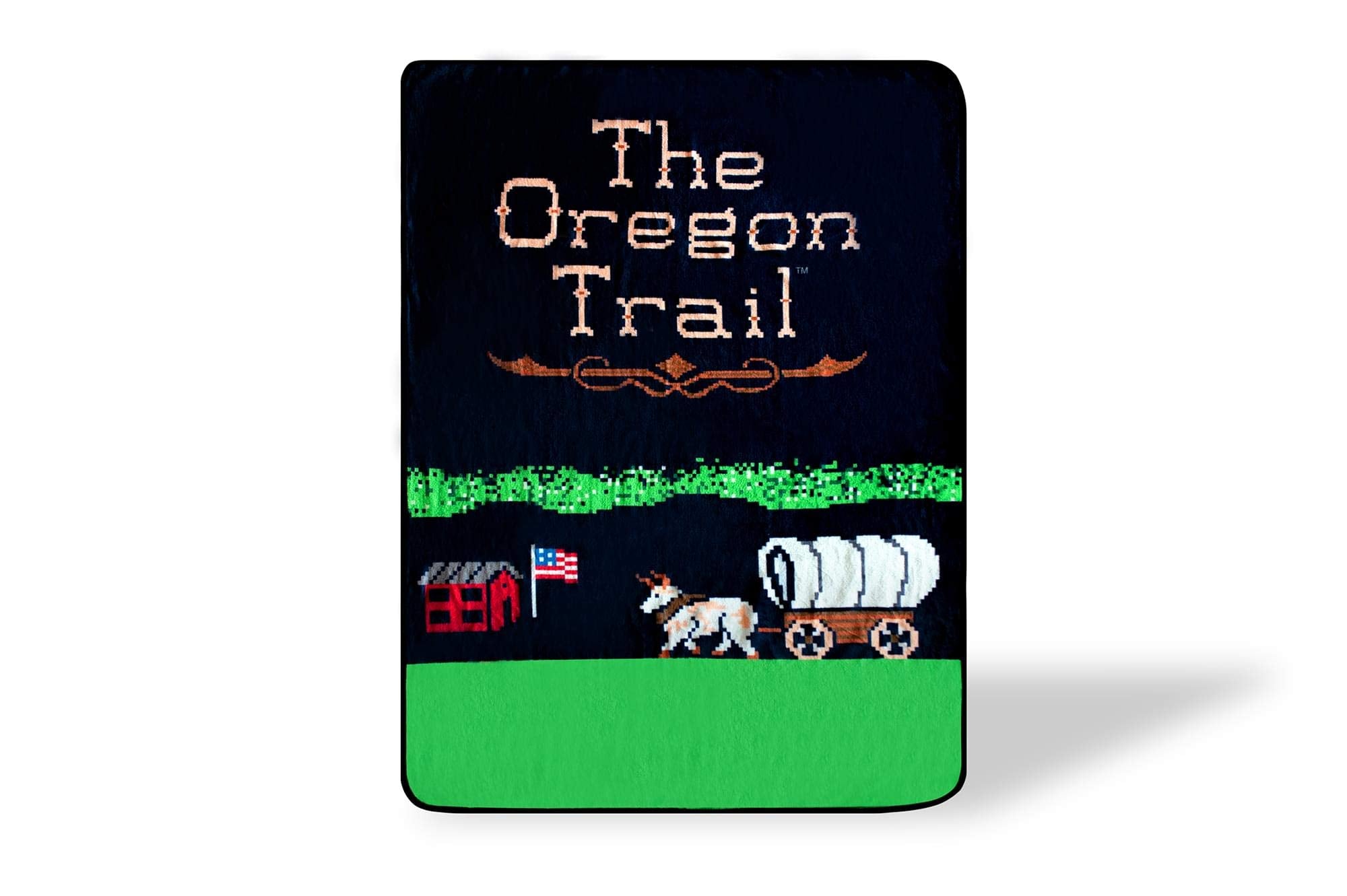 Just Funky The Oregon Trail Video Game Large Fleece Throw Blanket | The Oregon Trail Soft Blankets And Throws | Official The Ore