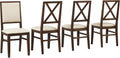 Joanna 4-Piece Upholstered Back Dining Chair Set