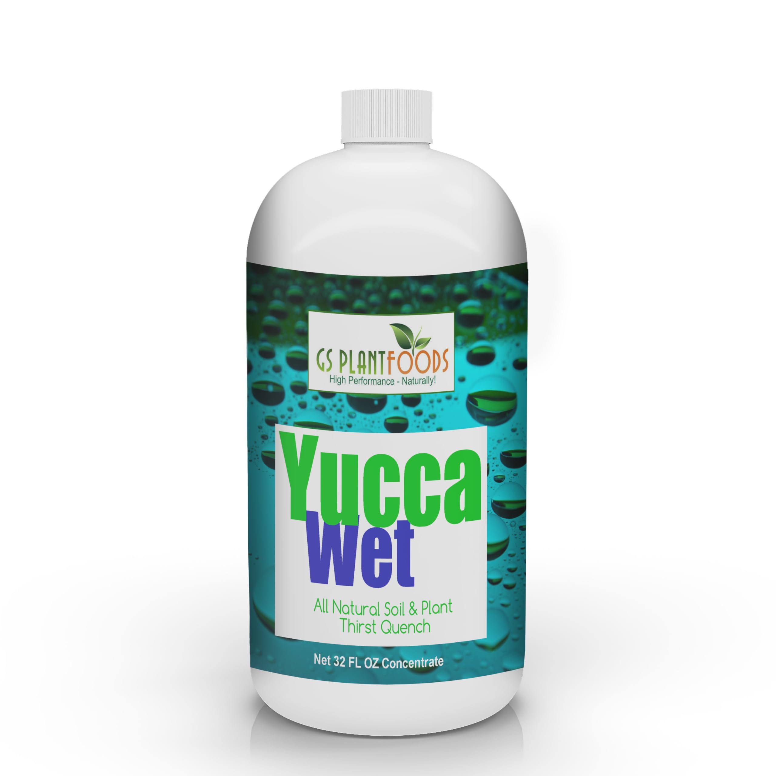 Yucca Wet, Liquid Yucca Extract- Organic Wetting Agent And Surfactant, Now In 32 Oz Concentrate