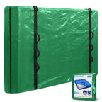 Ticonn Mattress Bags For Moving, Full Xl Mattress Cover For Moving, Heavy Duty, Full-Around Handle With Adjustable Buckles, Mattress Storage Bag & Moving Supplies (Green, Full Xl)
