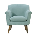 Lilola Home Shelby Aquamarine Teal Woven Fabric Oversized Armchair