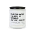 Birthday Gift Ideas for Mom, Joke Mom Gifts Dad Gifts for Birthday Christmas, Funny Mothers Day Soy Candle from Daughter, Son, 