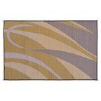 Stylish Camping Ga7 Brown/Gold 8' X 12' Graphic Mat