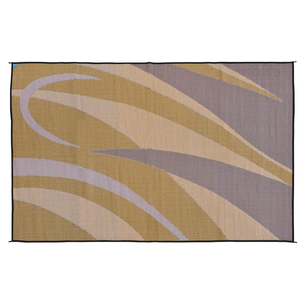 Stylish Camping Ga7 Brown/Gold 8' X 12' Graphic Mat