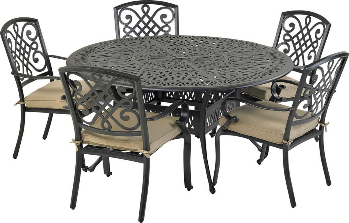Patio Resort Rdtmn60-Bt1 Bridgetown 6-Piece Dining Set