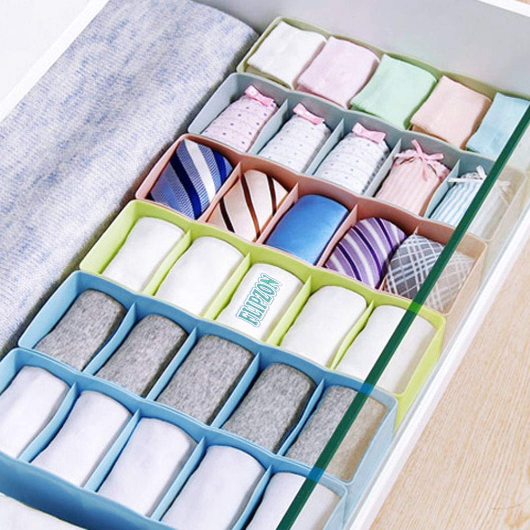 Flipzon Multipurpose Plastic Storage Drawer For Socks Undergarments, Multiuse Portable Storage Organizer For Gloves, Handkerchie