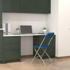 Flash Furniture Hercules™ Series Plastic Folding Chair - Blue - 4 Pack 650Lb Weight Capacity Comfortable Event Chair-Lightweight Folding Chair