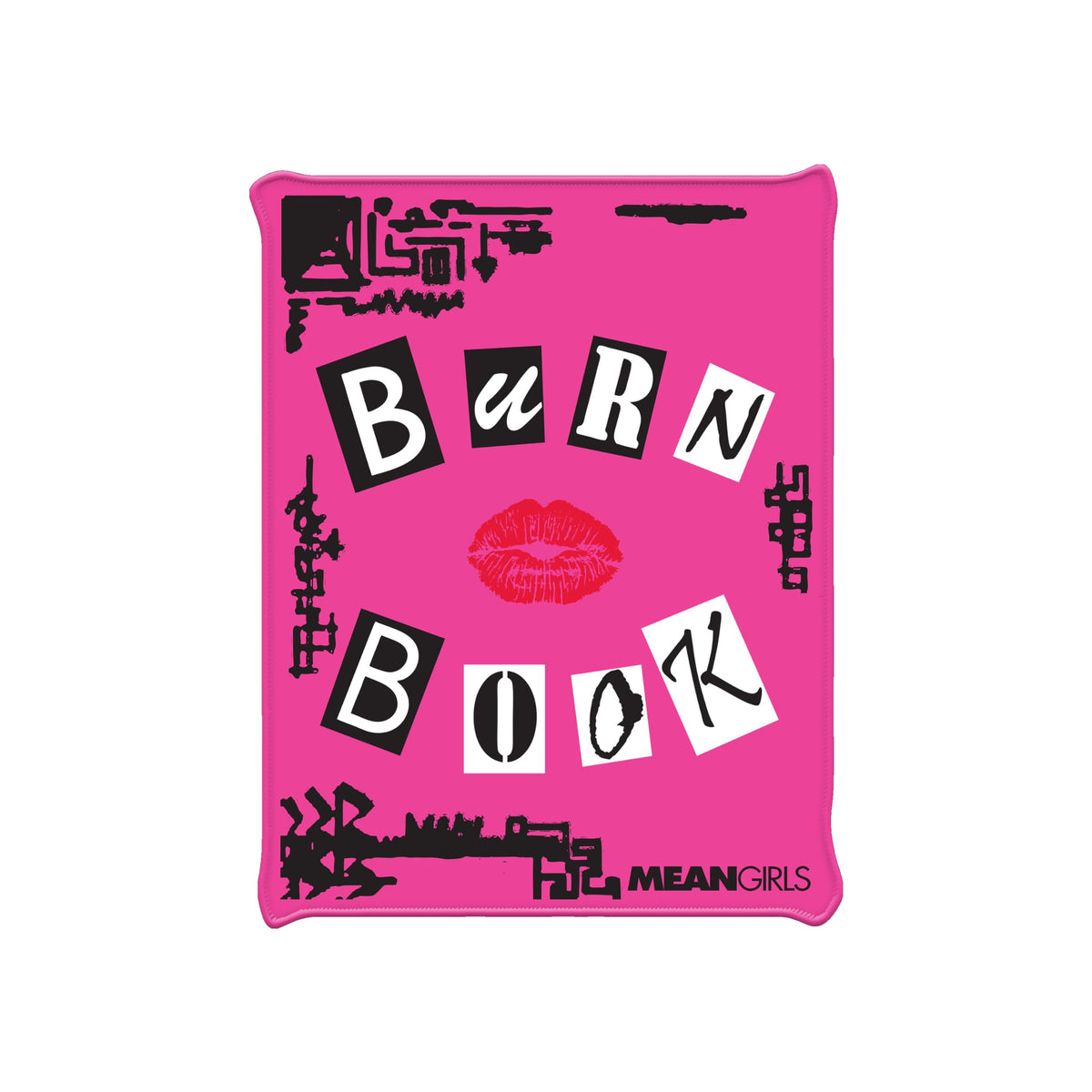 Silver Buffalo Mean Girls Burn Book Regina George, Karen Smith, Gretchen Wieners, And Cady Heron 45' X 60' Fleece Throw Blanke