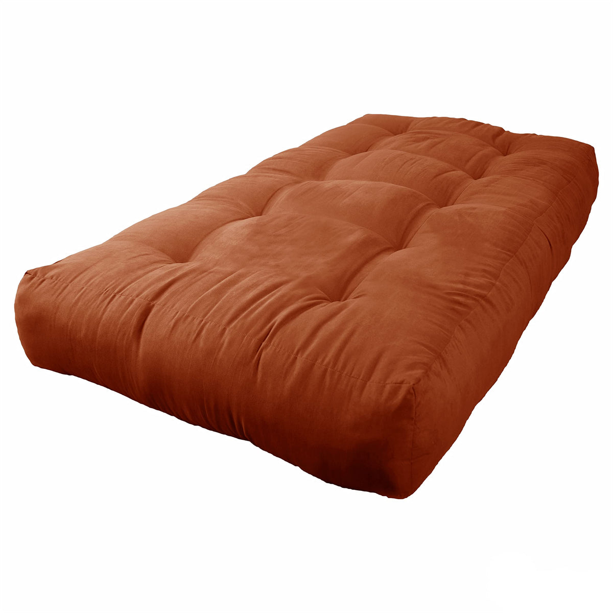 Blazing Needles Vitality 10&quot; Microsuede Futon Mattress, Twin, Spice
