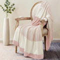 Homelike Moment Fleece Throw Blanket Twin Size, Pink Soft Fluffy Twin Blanket, Fuzzy Cozy Plush Flannel Blankets For Sofa, Comfy