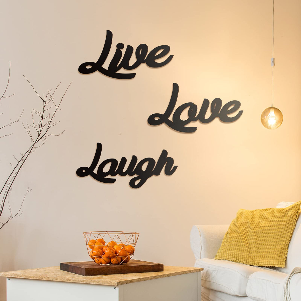 3 Pieces Wooden Cutout Sign Rustic Wood Word Sign Decorative Wooden Block Word Signs Wooden Letter Sign Freestanding Wood Sign F
