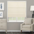 CHICOLOGY Roman Shades for Windows,Ridgewood Cream (Privacy & Light Filtering), 27 W X 72 H,27W X 72H