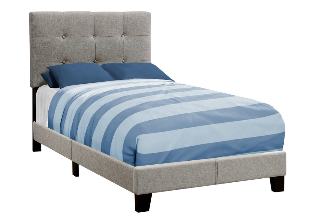 Monarch Specialties Bed Frames, Twin, Grey