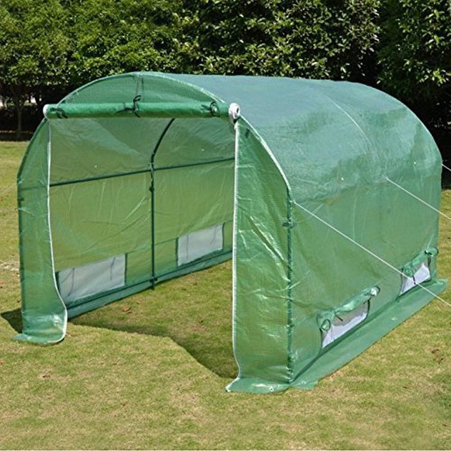 Benefitusa Replacement Cover For 10'X7'X6' Green House Walk In Outdoor Canopy Gazebo Plant Gardening Greenhouse (Frame Does Not
