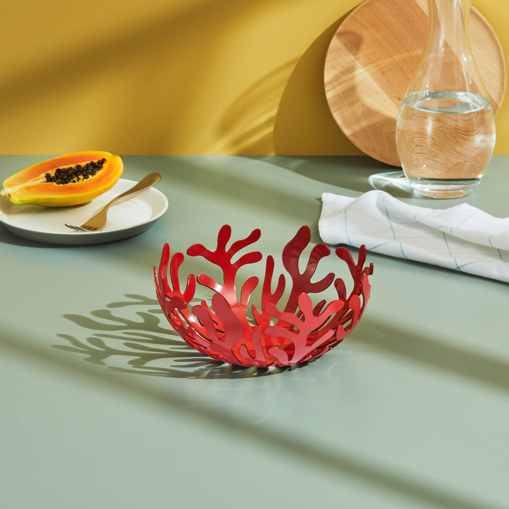 Alessi Mediterraneo 8-1/4-Inch Fruit Holder, Red