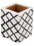 Handicrafts Home Pen Holders Organizers - Pencil Holders And Organizers For Desk - Moroccan B&W