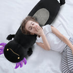 22 Inch Cute Giant Black Axolotl Plush Soft Body Pillow, Large Axolotl Stuffed Animals Toy Doll For Kids Girls And Boys Hallowee