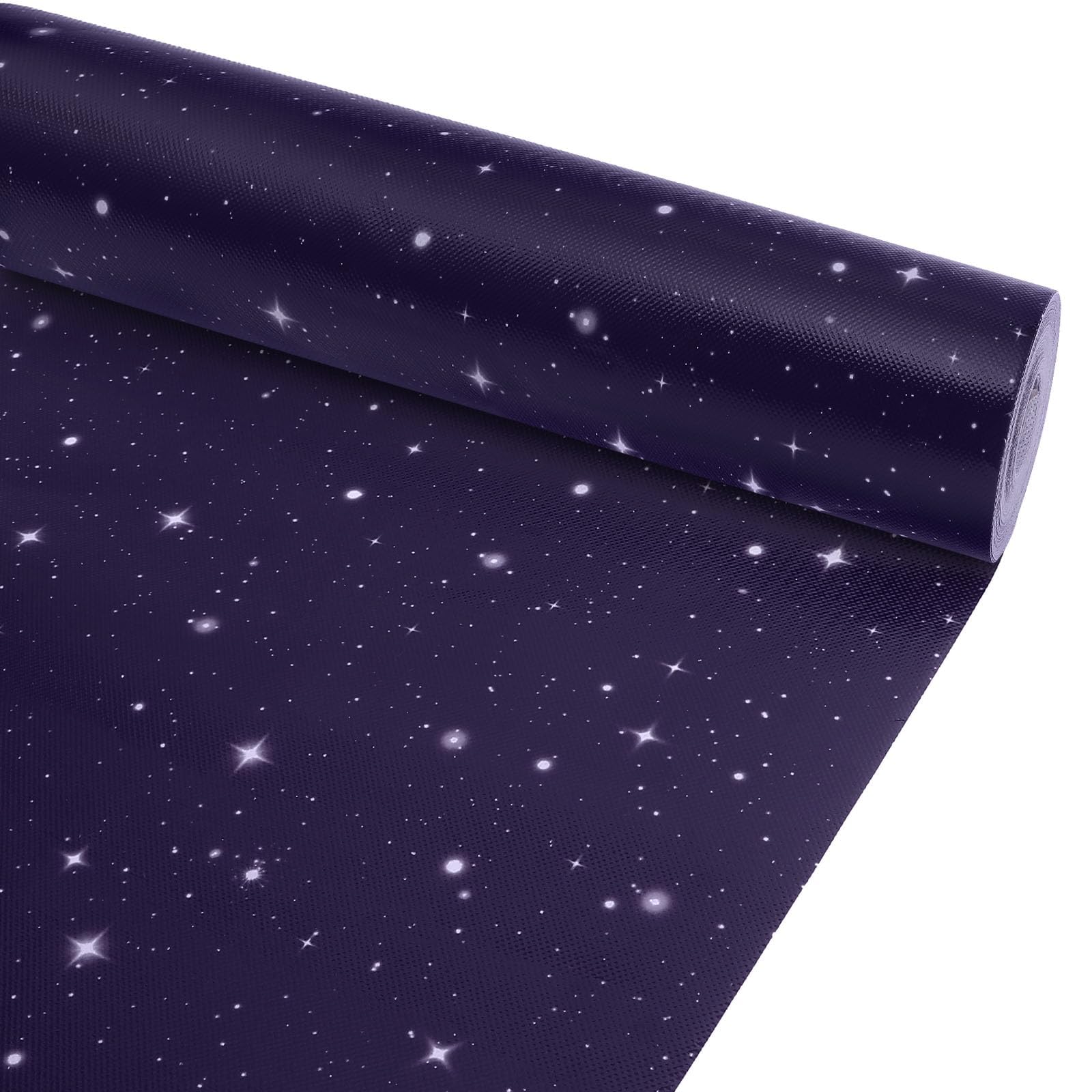Outer Space Bulletin Board Roll Reusable Waterproof Erasable Night Sky Non-Woven Fabric Bulletin Board Fade Resistant Wrinkle Re