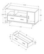 HomeRoots Decor 15.5-inch x 47.25-inch x 23.75-inch Cappuccino/Taupe Reclaimed Wood Look - Tv Stand