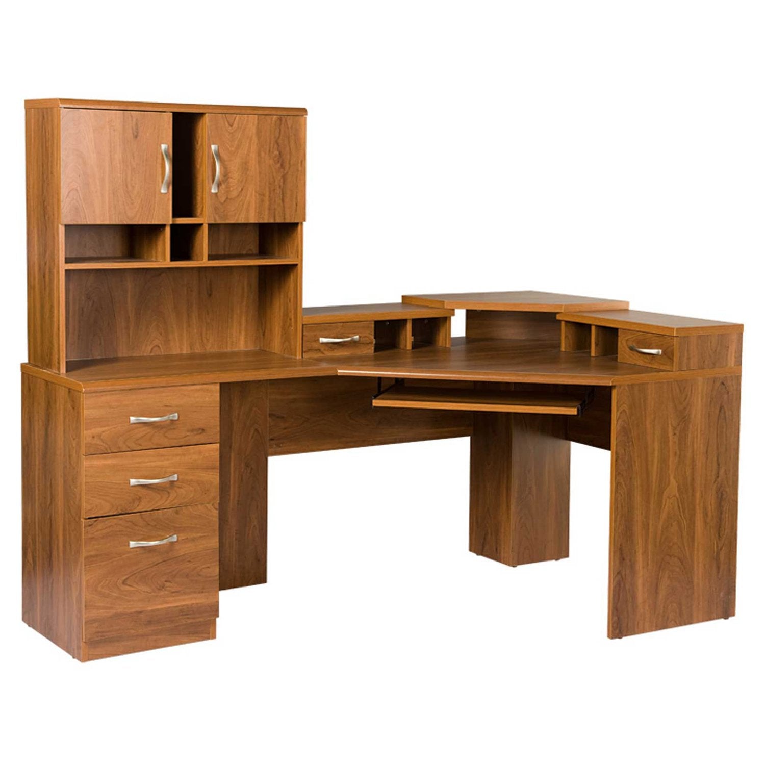 American Furniture Classics Reversible Corner Work Center With Hutch