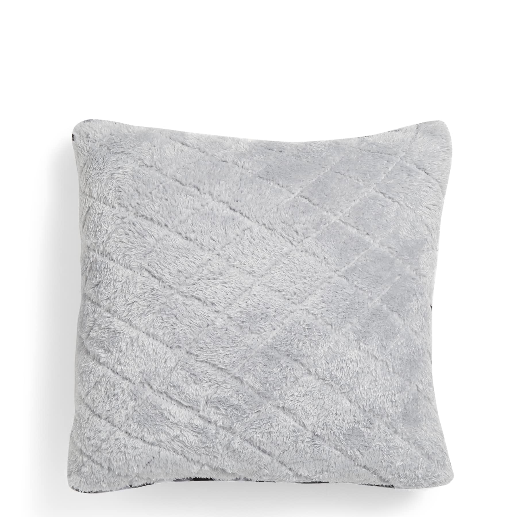 Vera Bradley Women'S Fleece Solid Throw Pillow Cover With Removeable Hypoallergenic Insert, Kingbird Plaid, One Size