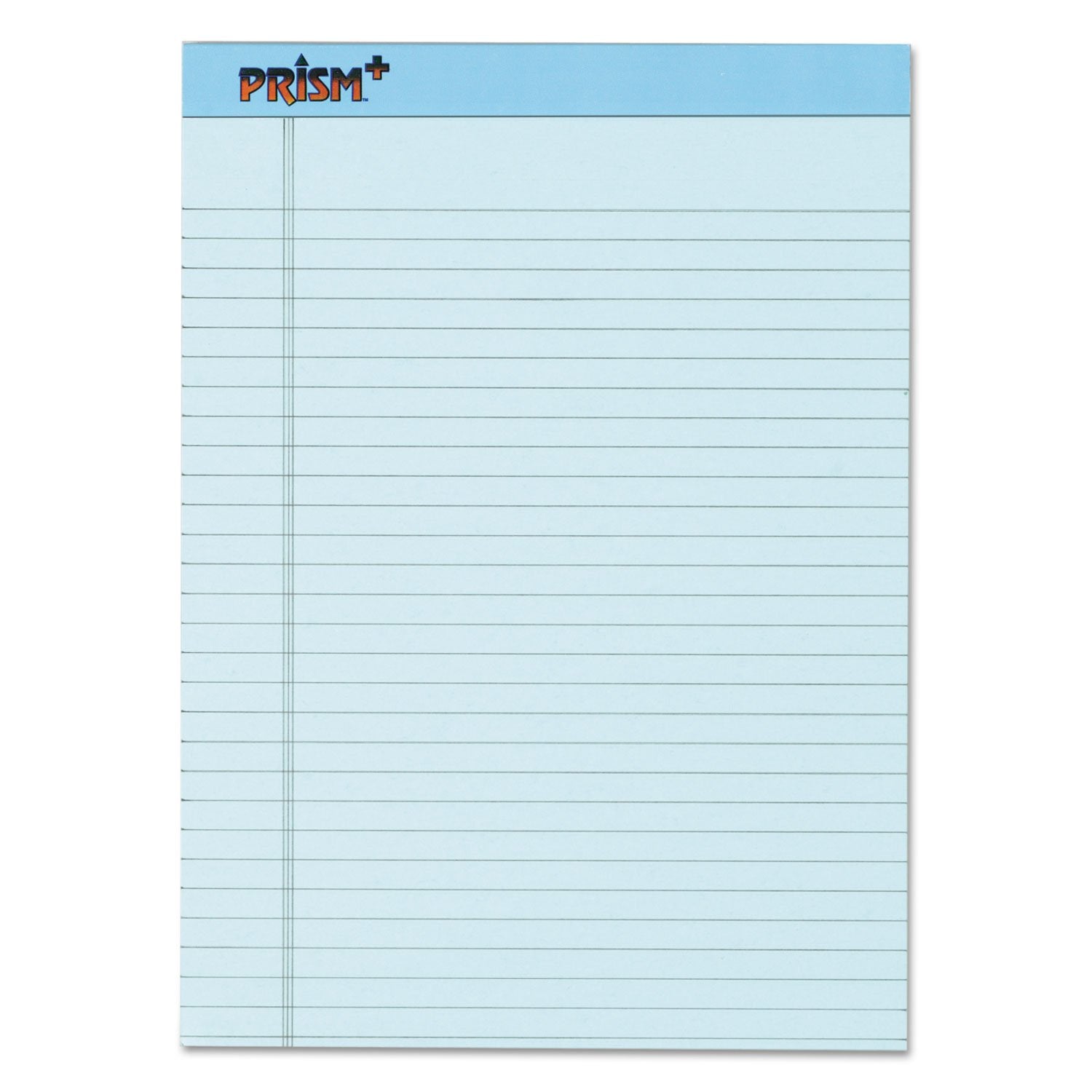 Tops 63120 Prism Plus Colored Legal Pads, 8 1/2 X 11 3/4, Blue, 50 Sheets, Dozen