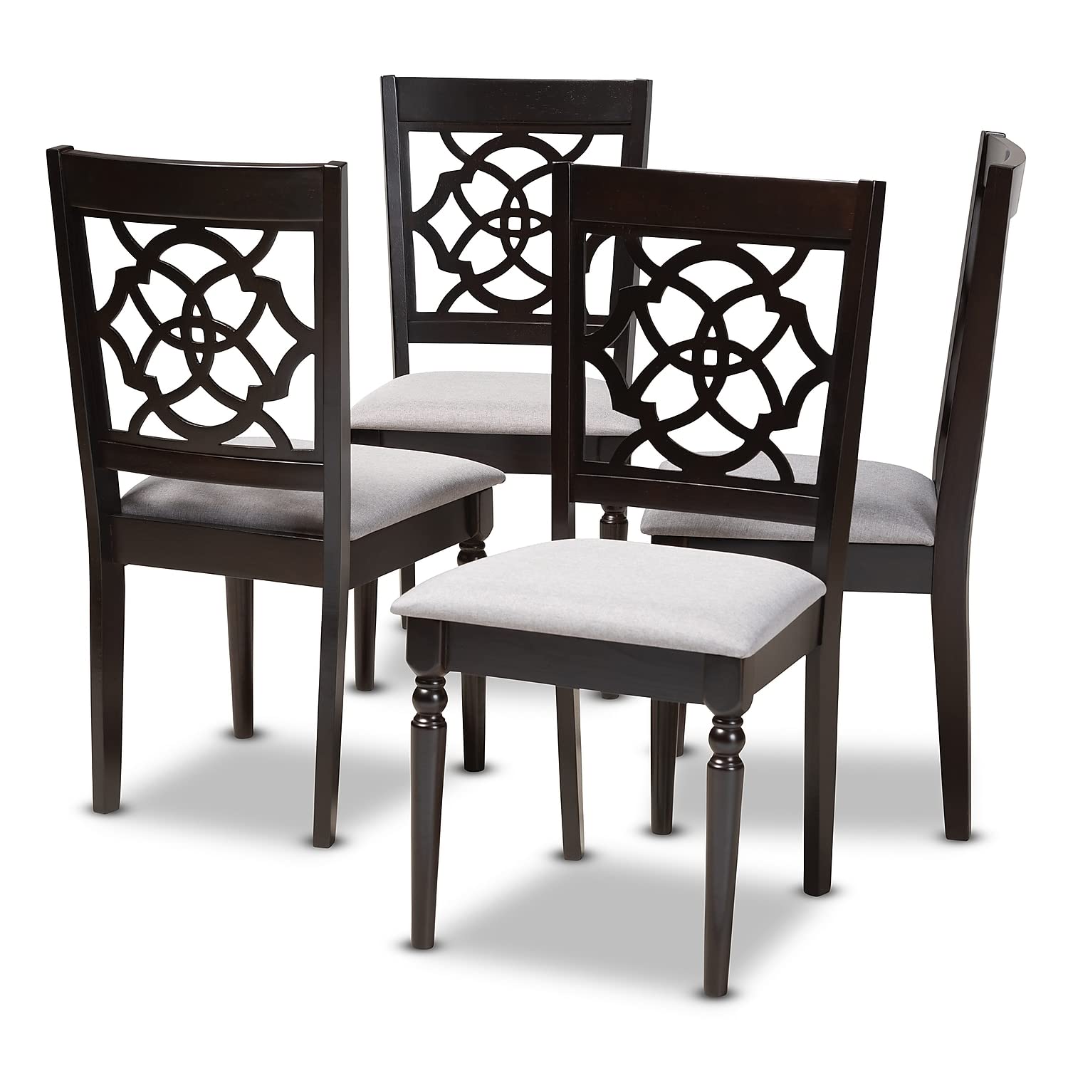 Baxton Studio Renaud Dining Chairs (Set of 4)