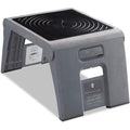 Cramer Folding Step Stool, 1-Step, 250 lb Capacity, 14w x 11.25d x 9.75h, Gray