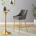 Modway Discern 1, Bar Stool - Pack of 1, Grey