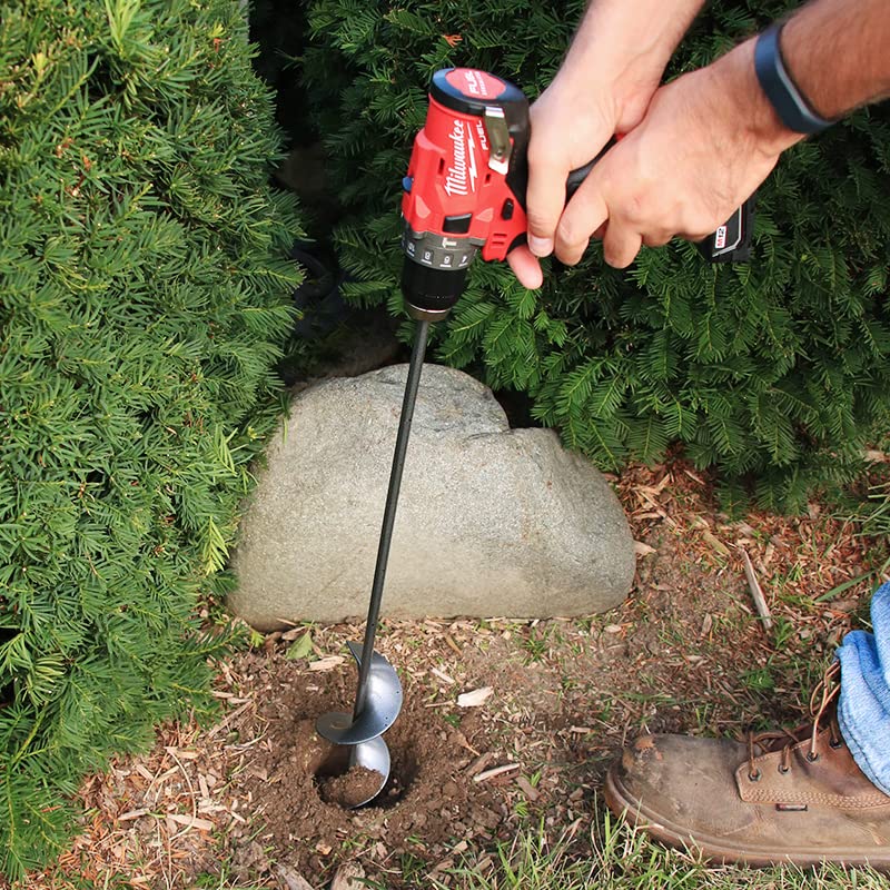 Willard & May Flower Bulb Hex Shaft Drill Planter, Non-Slip - 2.75 By 24 Inch - Bulb & Bedding Plant Auger