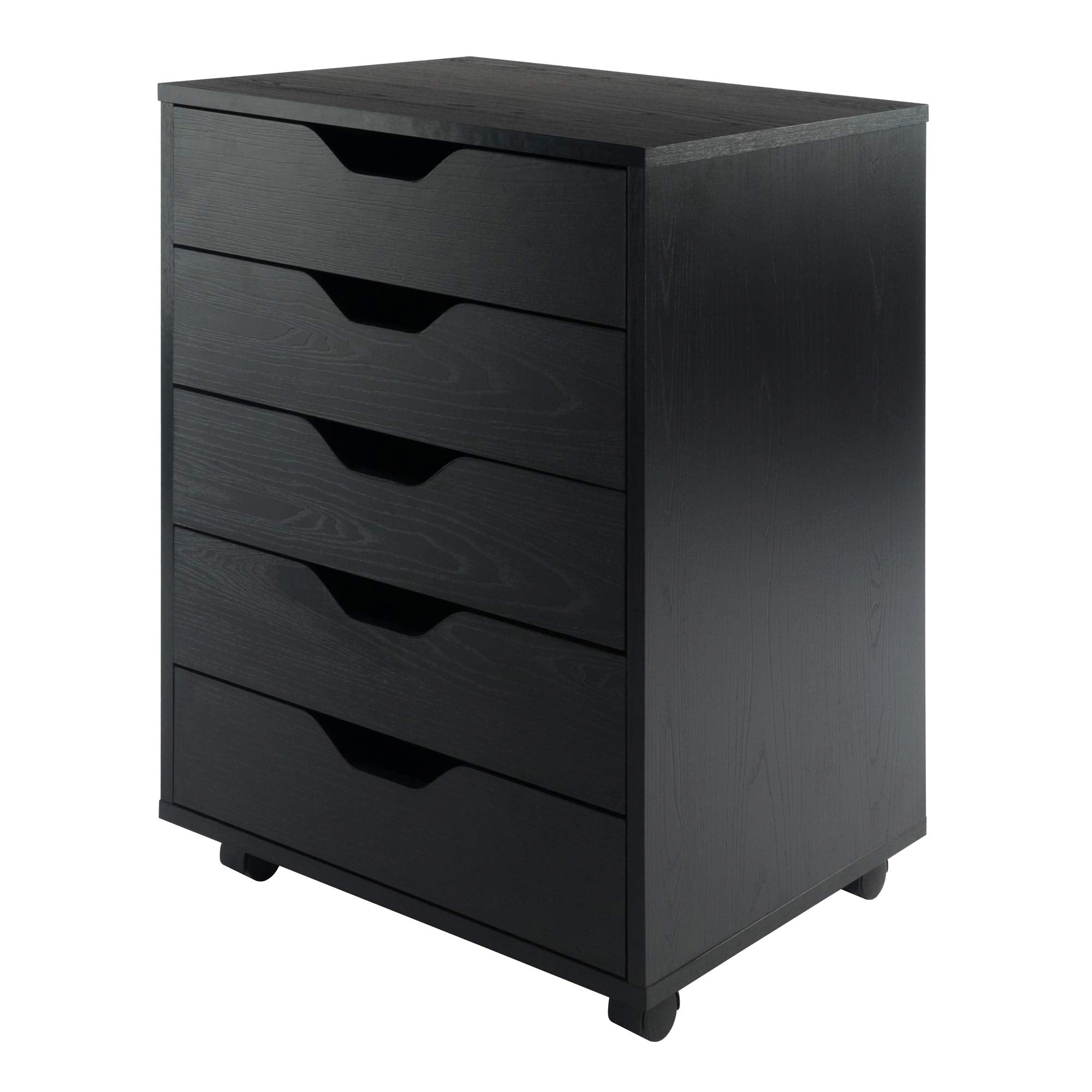Winsome Halifax Storage/Organization, 5 drawer, Black