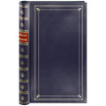 Spiral Bound Photo Album 300 Bi-Directional Memo Pockets Hold 4x6 Photos, Navy Blue