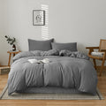 Cottonight Grey Comforter Set California King Dark Gray Bedding Comforter Set Cal King Size Charcoal Grey Blanket Quilts Lightwe