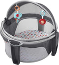 Fisher-Price Portable Bassinet and Play Space On-the-Go Baby Dome with Developmental Toys and Canopy, Arrows Away