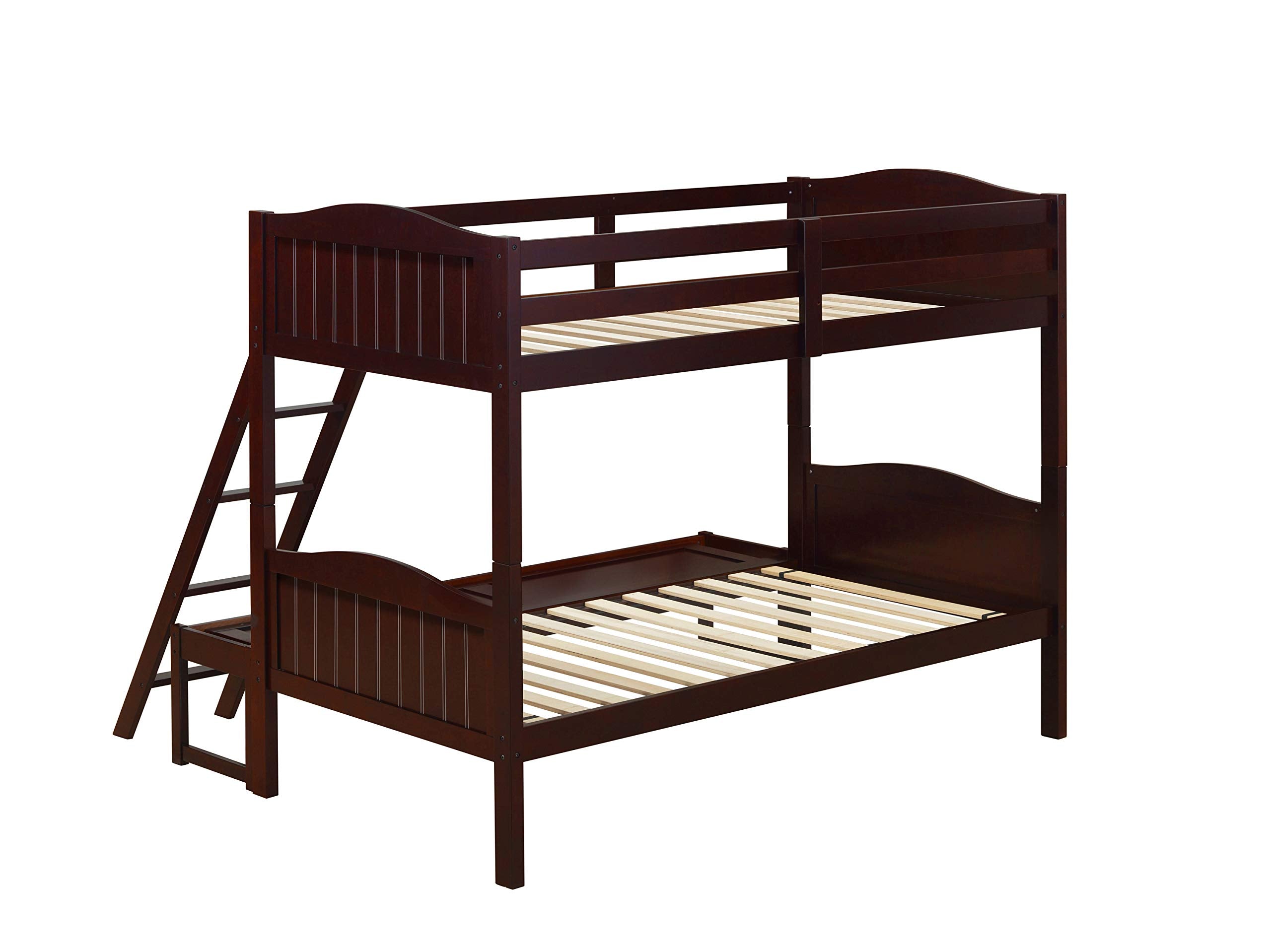 Coaster Home Furnishings Littleton Twin Over Full Bunk Bed with Ladder Espresso