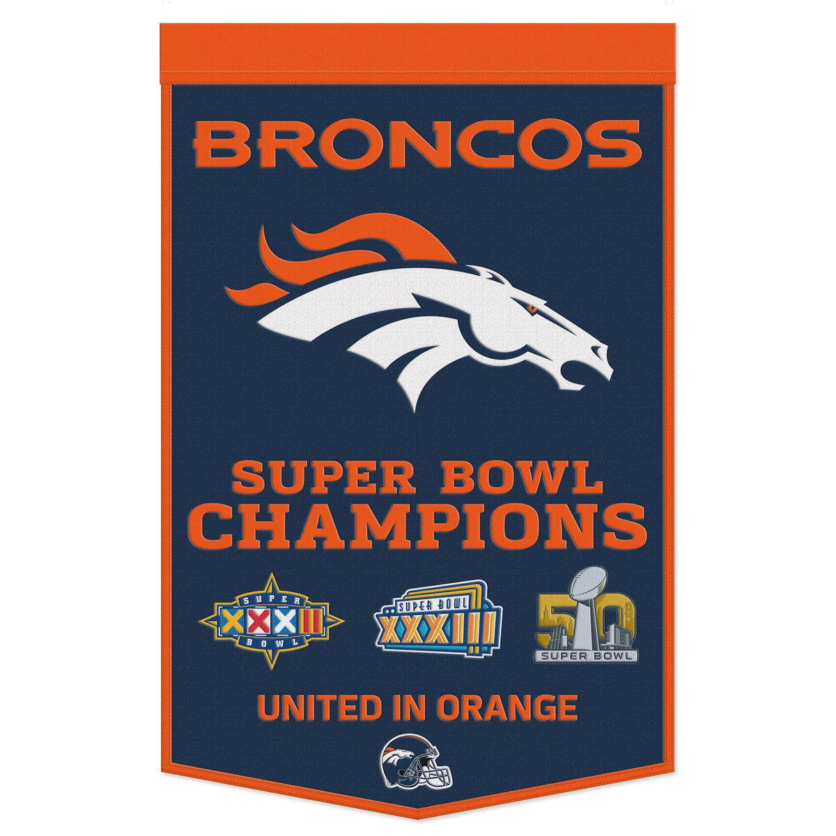WinCraft Denver Broncos 24' x 38' Championship Banner